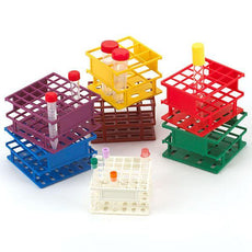 Wireless Tube Rack, 25mm, Half Size: 16-Place, Nylon, White-456745W