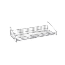 Metro GS1436K4 SmartWall Grid Shelf with Retaining Ledge, Metroseal Gray Epoxy, 14" x 36"