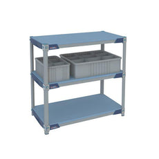 Metro GWTX3-1 MetroMax i Glassware Tote Carts, 18" x 36", 40"
