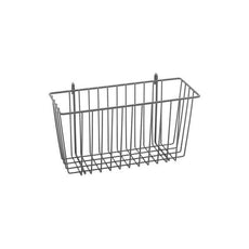 Metro H209-DSG Storage Basket for Super Erecta Wire Shelving, Smoked Glass, 13.375" x 5" x 7"