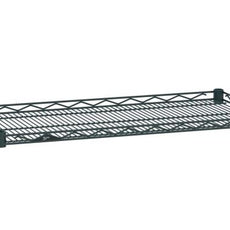 Metro HDM1448-DSG Super Erecta Drop Mat Wire Display Shelf, Smoked Glass, 14" x 48"