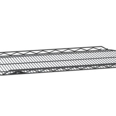 Metro HDM1448Q-DSG qwikSLOT Drop Mat Wire Display Shelf, Smoked Glass, 14" x 48"