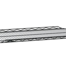 Metro HDM2448QBL qwikSLOT Drop Mat Wire Display Shelf, Black, 24" x 48"