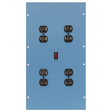 IAC Industries QS SB Inst Shelf Elec Riser Pnl 18h Sky Blue - QS-1022161-D