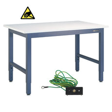 IAC Industries QS WM Bench 30dx48l ESD Eze Blue - QS-1006001-BL
