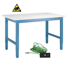IAC Industries QS SB Bench 30dx72l ESD Sky Blue - QS-1006003-D