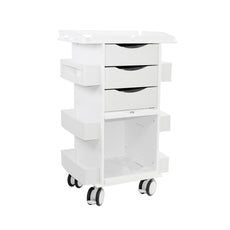 TrippNT Core DX Cart with White Drawers, Sliding Door, and Railtop