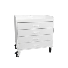 TrippNT Extra Wide Compact Cart with White Drawers