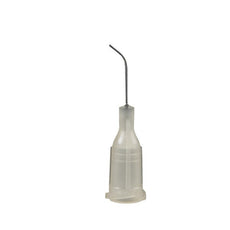Jensen Global 17 Gauge 0.5" HP Series Tip ID .040" 45º Bend - White - Box/50 - JG17-0.5HPX-45