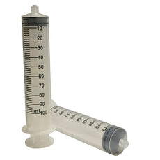 Jensen Global 100 cc Calibrated Manual Luer Lock Syringe - Bag/5 - JG100CC-LL-5