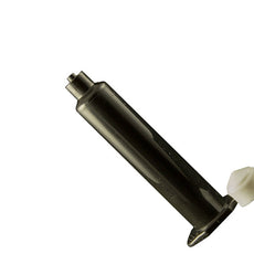 Jensen Global 10 cc ESD Air Barrel, White PE Stopper - Box/30 - JG10A-30-ESD