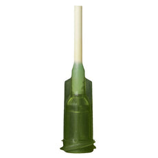 Jensen Global 14 Gauge 0.5" Polypropylene Tip ID .061" - Olive - Box/50 - JG14-0.5XPRO