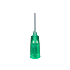 Jensen Global 18 Gauge 0.5" Polypropylene Tip ID .033" - Green - Box/50 - JG18-0.5XPRO