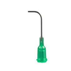 Jensen Global 18 Gauge 1.0" HP Series Tip ID .033" 90º Bend - Green - Box/50 - JG18-1.0HPX-90