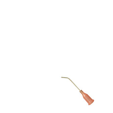 Jensen Global 18 Gauge 1.5" IT Series Tip ID .038" 45º Bend - Pink - Box/50 - JG18-1.5X-45