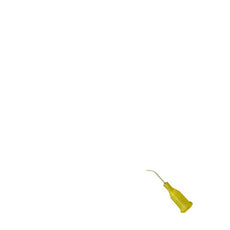 Jensen Global 20 Gauge 0.5" IT Series Tip ID .025" 45º Bend - Yellow - Box/50 - JG20-0.5X-45