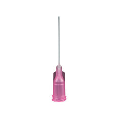 Jensen Global 20 Gauge 1.0" Polypropylene Tip ID .024" - Pink - Box/50 - JG20-1.0XPRO
