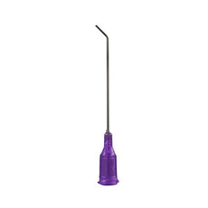 Jensen Global 21 Gauge 1.5" HP Series Tip ID .020" 45º Bend - Purple - Box/50 - JG21-1.5HPX-45