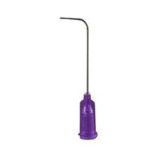 Jensen Global 21 Gauge 1.5" HP Series Tip ID .020" 90º Bend - Purple - Box/50 - JG21-1.5HPX-90