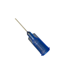 Jensen Global 22 Gauge 0.5" HP Series Tip ID .016" 90º Bend - Blue - Box/50 - JG22-0.5HPX-90