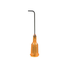 Jensen Global 23 Gauge 1.0" HP Series Tip ID .013" 90º Bend - Orange - Box/50 - JG23-1.0HPX-90