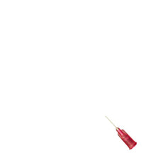 Jensen Global 25 Gauge 0.5" Polypropylene Tip ID .013" - Red - Box/50 - JG25-0.5XPRO