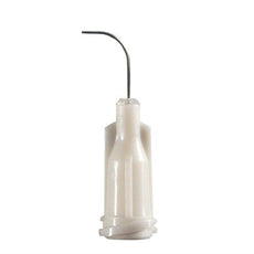 Jensen Global 28 Gauge 0.5" HP Series Tip ID .007" 90º Bend - Light Gray - Box/50 - JG28-0.5HPX-90