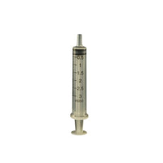 Jensen Global 3 cc Calibrated Manual Luer Slip Syringe - Bag/100 - JG3CC-LS-100