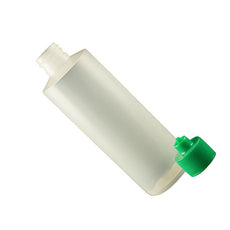 Jensen Global 4 oz. Bottle LDPE Cylinder w/ Green Luer Lock Cap - JG4.0BC-G