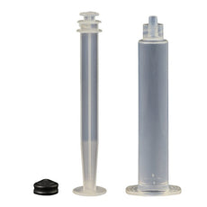 Jensen Global 5 cc Standard Clear Unassembled Manual Syringe - Bag/20 - JGM5LL-20