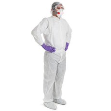 Kimberly Clark KT A8 Cleanroom Coverall,XL,25 - 47954