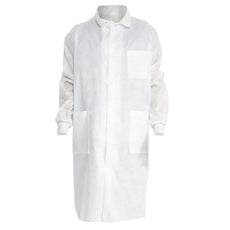 Kimberly Clark KT A8 Lab Coat,White,ExtraPro,XL,25 - 10043