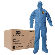 Kimberly Clark KLNGD A20 Coverall Hood/Boot Blu 5XL - 30910