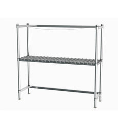 Metro KR365DC HD Super Beer Keg Handling Rack, 1 Dunnage Shelf, 6 Half Barrel Capacity