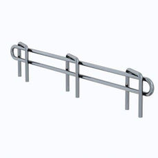 Metro L18N-1C Super Erecta 1" High Ledge for Wire Shelving, Chrome, 18"