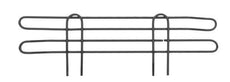 Metro L18N-4BL Super Erecta 4" High Stackable Ledge for Wire Shelving, Black, 18"