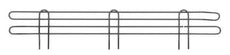 Metro L30N-4-DSG Super Erecta 4" High Stackable Ledge for Wire Shelving, Smoked Glass, 30"