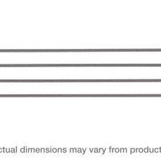 Metro L30N-4K4 Super Erecta 4" High Stackable Ledge for Wire Shelving, Metroseal Gray Epoxy, 30"