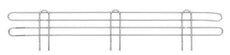 Metro L30N-4S Super Erecta 4" High Stackable Ledge for Wire Shelving, Stainless, 30"