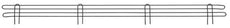 Metro L60N-4BL Super Erecta 4" High Stackable Ledge for Wire Shelving, Black, 60"