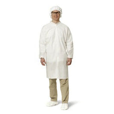Advantage Pro Lab Frock, White, Small, 30/case - APP0250-S-W-ADP