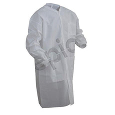 Tians Lab Coat, SMS, KW, KC, 3pkt, White, 4xl, 30/Cs - 864895-4XL