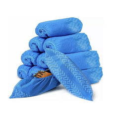 LabClean Shoe Cover Non-Skid Blue Spun Polypro. 100/pk - 40% OFF