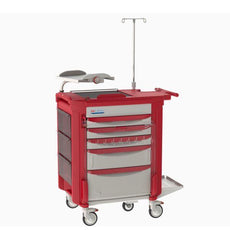 Metro LECCRP5-RD Lifeline Crash Cart, Red