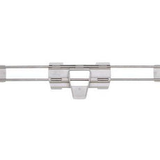 Metro MAX4-L24-2S Stackable Shelf Ledge (Back) for MetroMax 4 Industrial Plastic Shelving, 24" L x 2" H