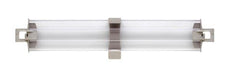 Metro MAX4-L24-4P Solid Clear Stackable Shelf Ledge (Back) for MetroMax 4 Industrial Plastic Shelving, 24" L x 4" H