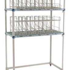 MetroMax Q MQCR243674-RU Industrial Plastic Shelving Roll Under Can Rack Unit, 24" x 36"