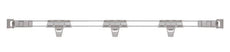 Metro MQL48-2S Stackable Shelf Ledge (Back) for MetroMax Q Industrial Plastic Shelving, 48" L x 2" H