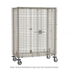 Metro MQSEC53DE MetroMax Mobile Security Shelving Unit, 27.8125" x 40.75" x 67.8125"