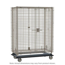 Metro MQSEC56LE MetroMax Heavy-Duty Mobile Security Shelving Unit, 28.0625" x 63.125" x 68.5"